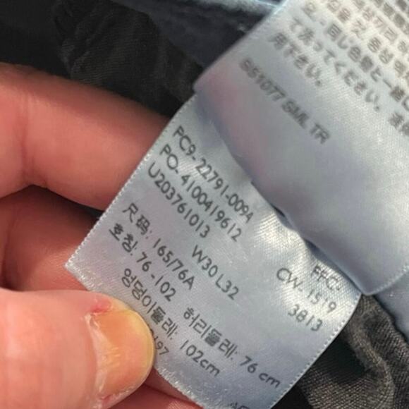 Levi's Womens Mile High Super Skinny Jeans Raw Hem Denim Dark Wash Blue Size 30 - Picture 5 of 13